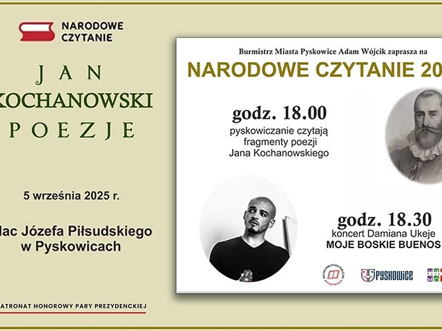 Narodowe Czytanie 2025. Pyskowiczanie czytają Kochanowskiego
