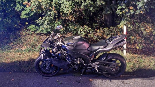 Śmiertelny wypadek w Pyskowicach – motocyklista nie żyje