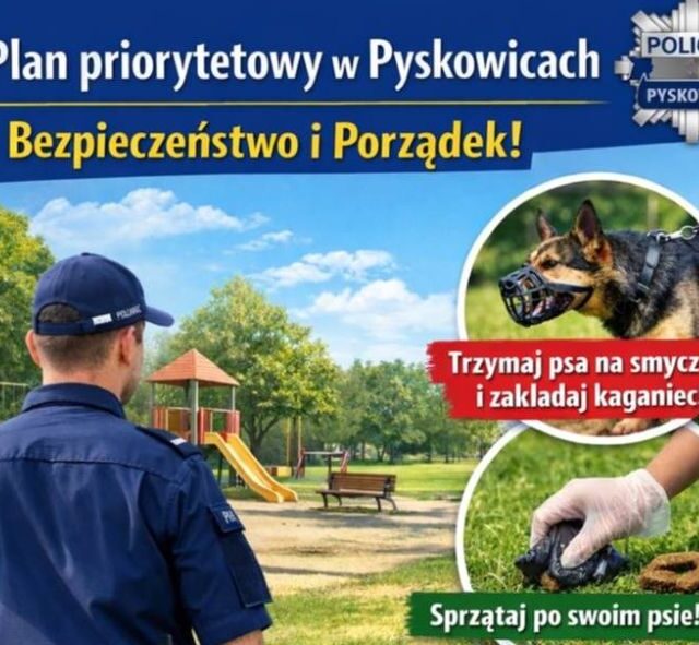 Policja wzmaga nadzór nad zwierzętami i czystością przestrzeni publicznej