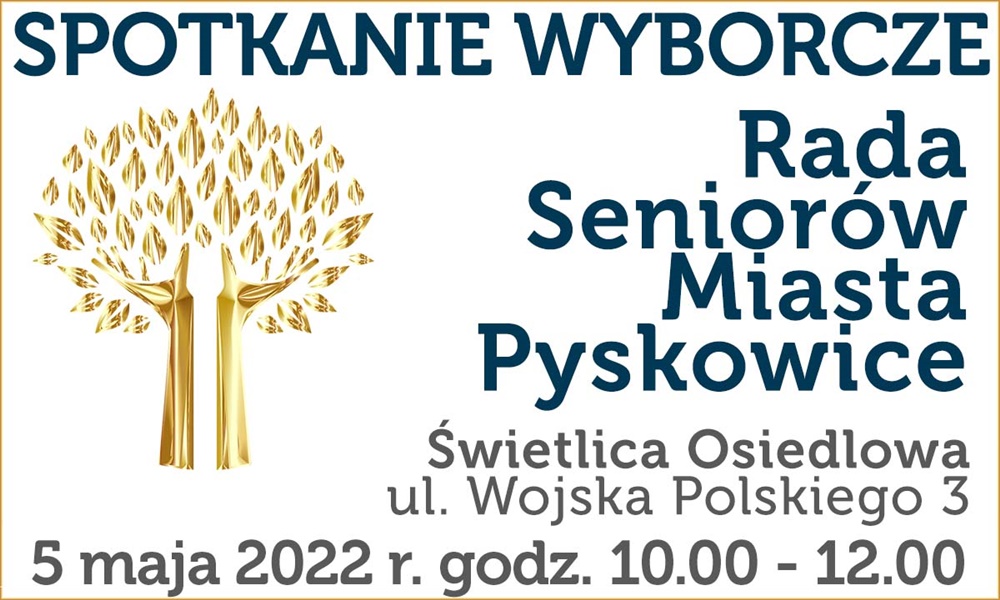 5 maja – wybory do Rady Seniorów Miasta Pyskowice