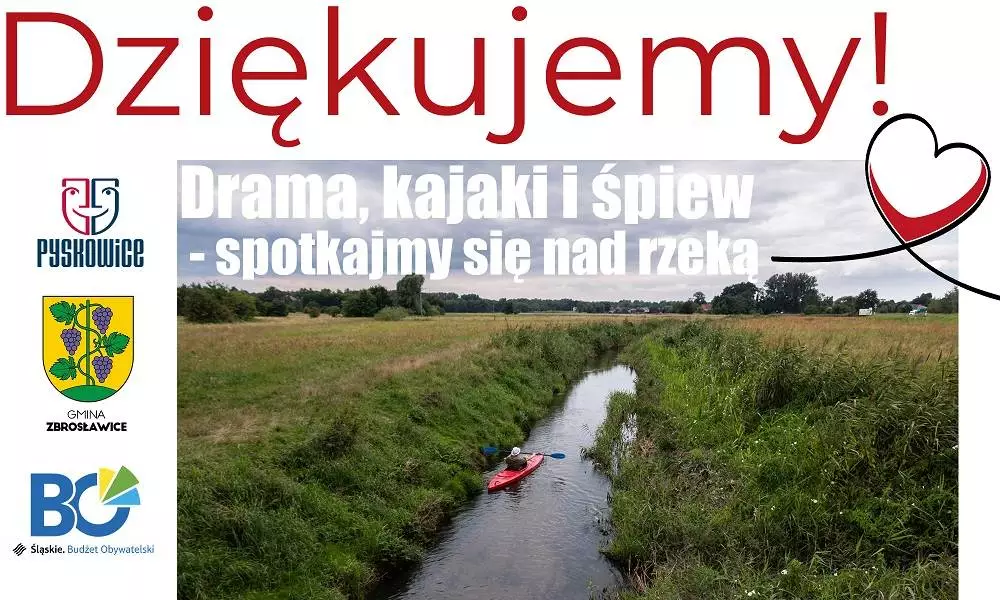 "Drama, kajaki i śpiew" w gronie zwycięzców budżetu marszałkowskiego! / fot. UM Pyskowice