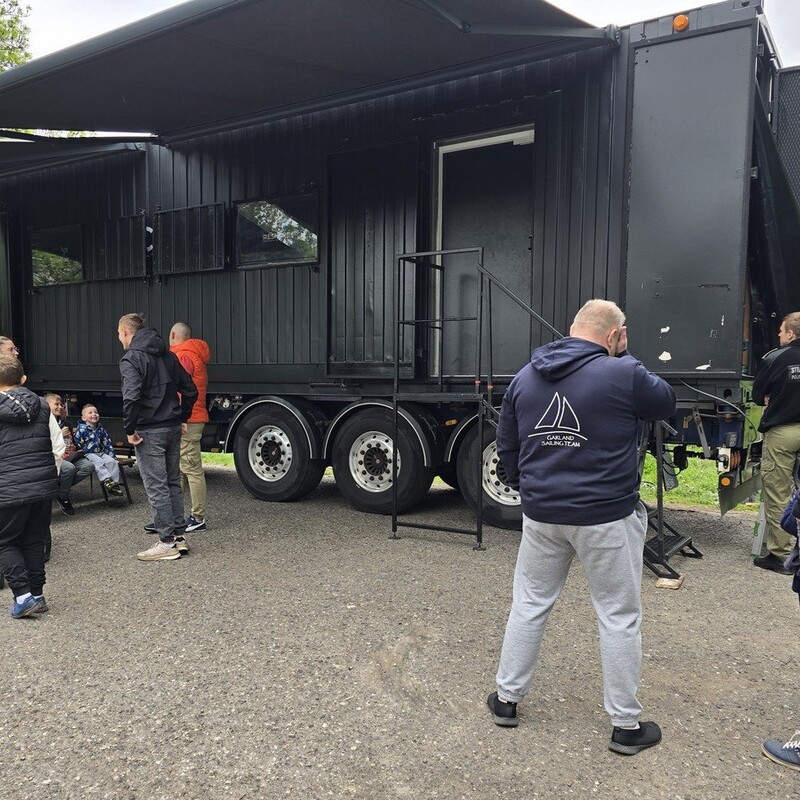 Escapetruck zatrzymał się w Pyskowicach – lekcja o handlu ludźmi [ZDJĘCIA]
