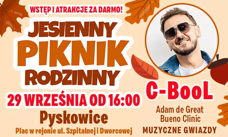 "Jesienny Piknik Rodzinny" w Pyskowicach. Sprawdź program! / fot. mat. zew.