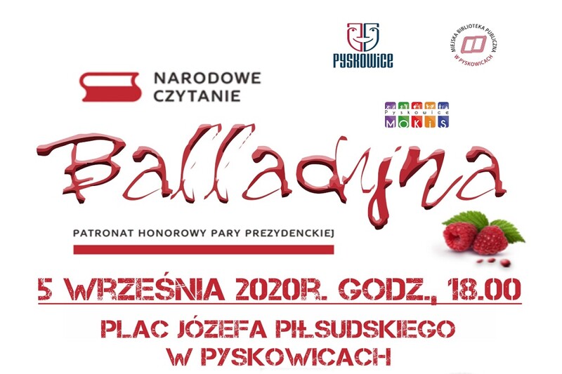 Już 5 września Narodowe Czytanie "Balladyny"