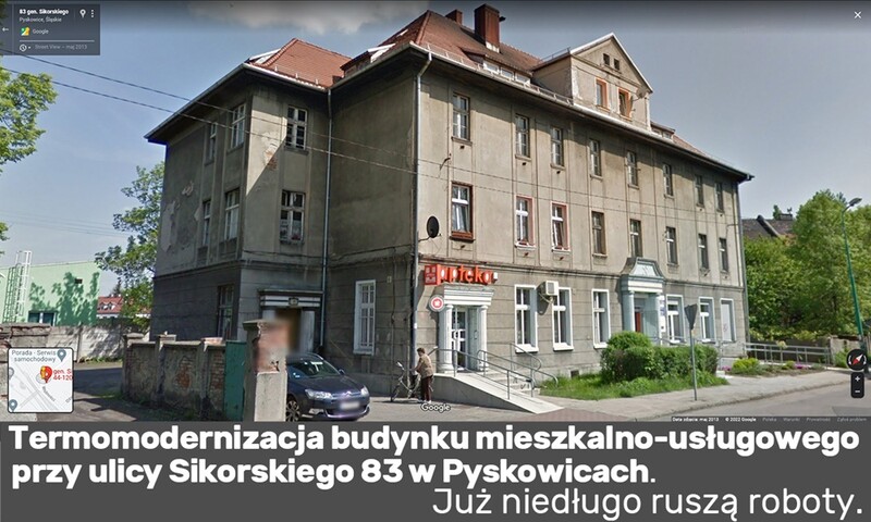 Już niedługo termomodernizacja i lokalne wyburzenia w budynku przy ul. Sikorskiego 83