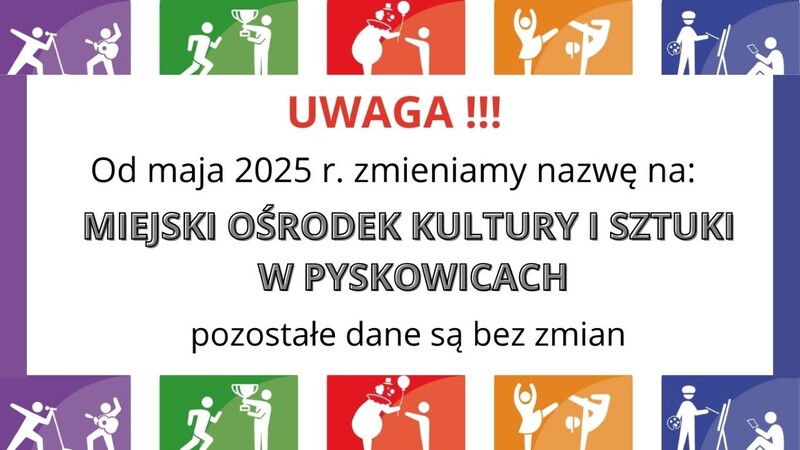 Nowa nazwa MOKiS w Pyskowicach. Sprawdź, co się zmienia w lokalnej kulturze