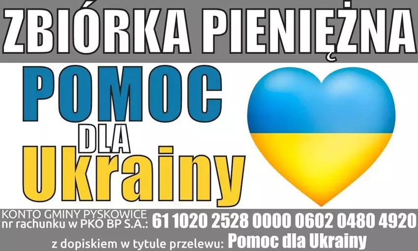 Pomoc Ukrainie - zbiórka pieniężna / fot. Pixabay