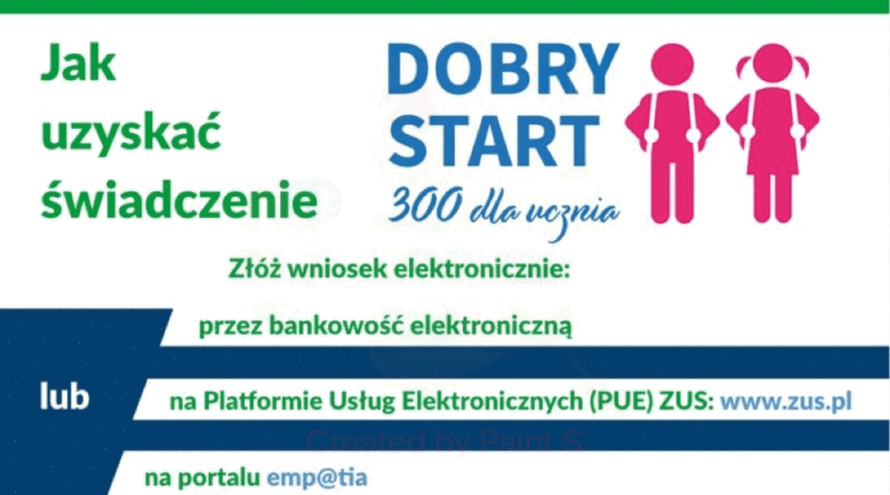 Wnioski w programie Dobry Start można składać od 1 lipca